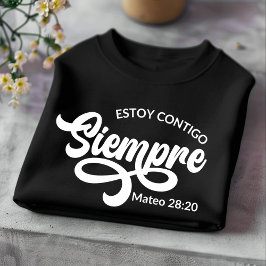 Estoy Contigo Siempre Christelijk Spaans T-shirt