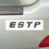 ESTP-bumpersticker Bumpersticker (Op auto)