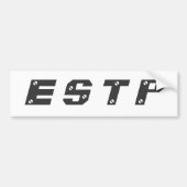 ESTP-bumpersticker Bumpersticker (Voorkant)