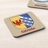 Estrada Family Shield Bier Onderzetter (Linkerzijde)