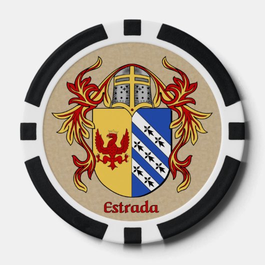 Estrada Heraldic Arms Pokerchips (Voorkant)