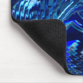 Estrela azul ondulada com traçados em ziguezague muismat (Hoek)