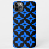 estrelas azuis em fundo escuro iPhone hoesje (Achterkant)