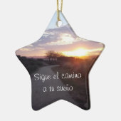 Estrella ceramica colgante keramisch ornament (Links)