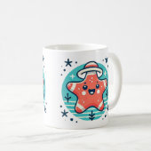 Estrellita de mar con sombrero koffiemok (Voorkant rechts)