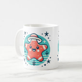 Estrellita de mar con sombrero koffiemok (Voorkant links)