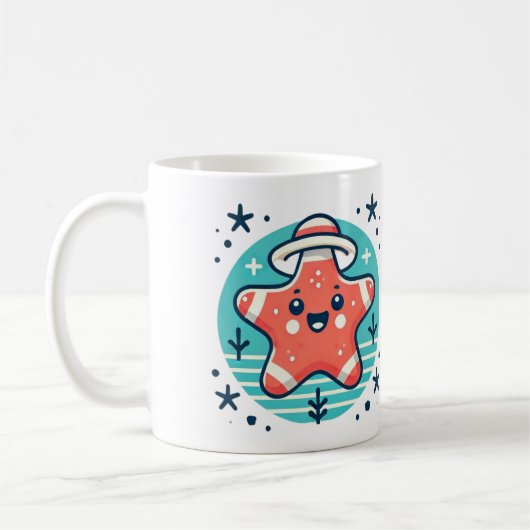 Estrellita de mar con sombrero koffiemok (Links)
