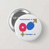Estrogen Ping Pong Ronde Button 5,7 Cm (Voorkant /achterkant)