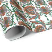  Ests bloemenpatroon Cadeaupapier (Rol Hoek)