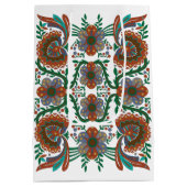 Ests bloemenpatroon Medium Cadeauzakje (Achterkant)