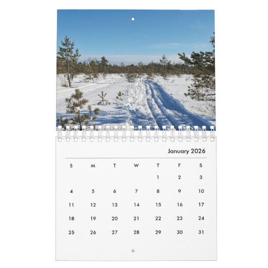 Ests Bogs Calendar Eesti Rabad Kalender (Jan 2026)