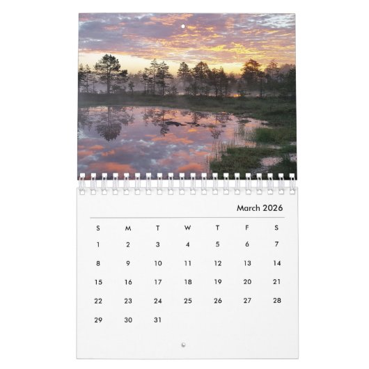 Ests Bogs Calendar Eesti Rabad Kalender (Mar 2026)