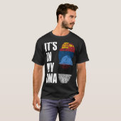 Ests en Mongoolse MIRA-vlag T-shirt (Voorkant volledig)