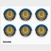 Ests Erfgoed Embleem Ronde Sticker (Vel)