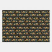 Ests  folk floral embroidery inpakpapier vel (Voorkant 3)