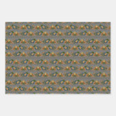 Ests  folk floral embroidery inpakpapier vel (Voorkant 2)