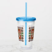 Ests  folkpatroon acryl drinkbeker (Rechts)
