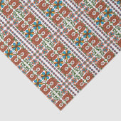 Ests folkpatroon tissuepapier (Detail)