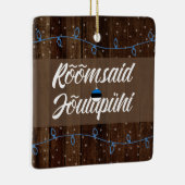 Ests kerst van de kerst, Rõmzei Jõulupühi Keramisch Ornament (Rechts)