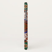 Ests ritueel folkpatroon met bloemen Case-Mate iPhone case (Achterkant/links)