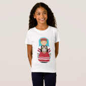 Ests, Seto Matryoshka Girls' T-shirt (Voorkant volledig)