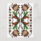 Ests  vouwkunstontwerp briefkaart (Voorkant)