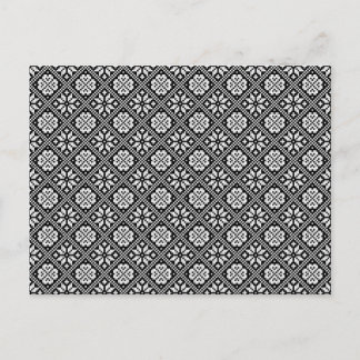 Ests zwart-witpatroon briefkaart