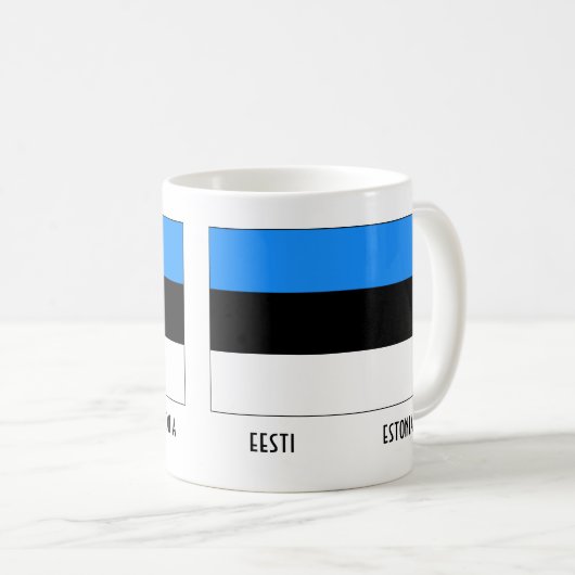 Estse mok estonia-kaart (Voorkant rechts)