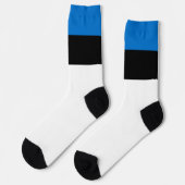 Estse nationale trots voor de vlag patriottisch sokken (Links)