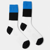 Estse nationale trots voor de vlag patriottisch sokken (Rechts)
