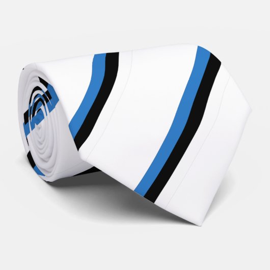 Estse stremvlag stropdas (Opgerold)