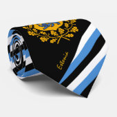 Estse Stripes Stropdas business Estse vlag mode (Opgerold)