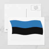 Estse Vlag Ansichtkaart Briefkaart (Voorkant / Achterkant)