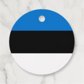 Estse vlag bedankjes labels (Achterkant)