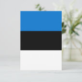 Estse vlag bedankkaart (Staand voorkant)