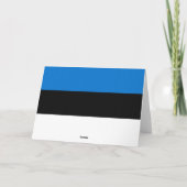 Estse vlag bedankkaart (Achterkant)