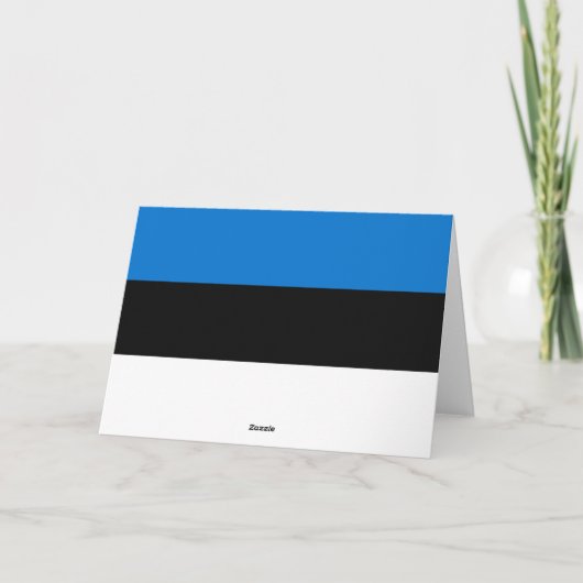 Estse vlag bedankkaart (Achterkant)