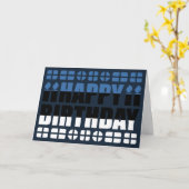 Estse vlag Birthday Card Kaart (Gele Bloem)