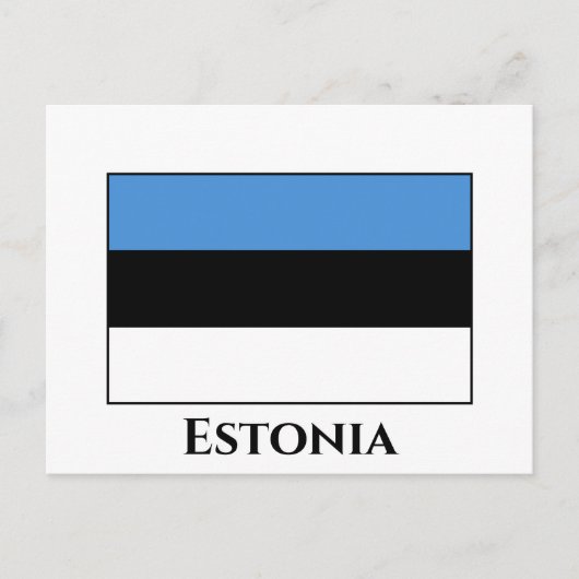 Estse vlag briefkaart (Voorkant)