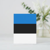 Estse vlag briefkaart (Staand voorkant)