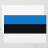Estse vlag briefpapier (Voorkant / Achterkant)