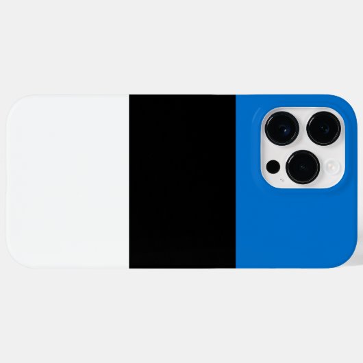 Estse vlag Case-Mate iPhone case (Achterkant (horizontaal))