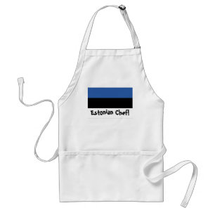 Estse vlag Chef apron Standaard Schort