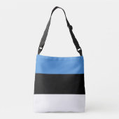 Estse vlag crossbody tas (Achterkant)