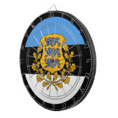 Estse vlag-dartboard & Estland/spelboard Dartbord (Voorkant Rechts)