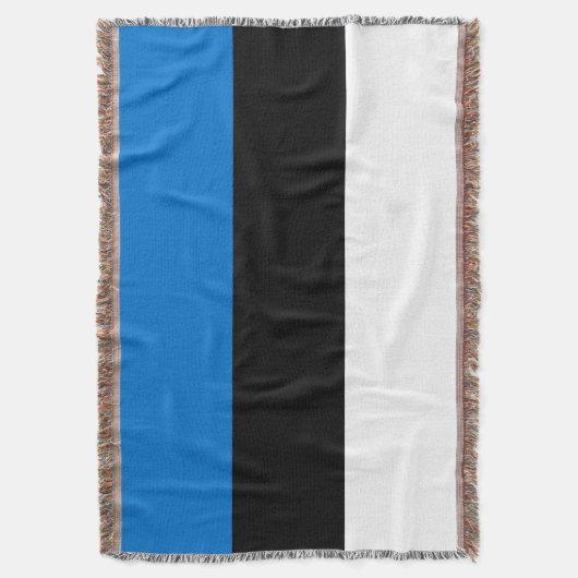 Estse vlag deken (Voorkant Verticaal)