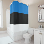 Estse vlag douchegordijn (In situ)