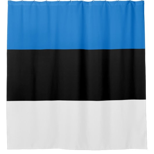 Estse vlag douchegordijn (Voorkant)