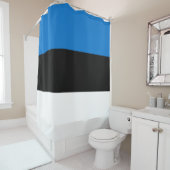 Estse vlag douchegordijn (In situ)