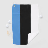 Estse vlag en Estse golfvakantie/sport Golfhanddoek (Insitu)